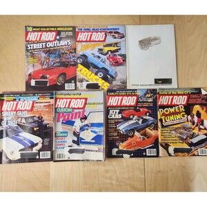 1986 Hot Rod Magazines 7 Issue Lot Muscle Cars Vintage Feb-Sept, Nov-Dec